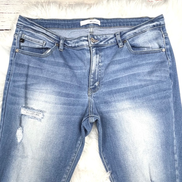 👖|•KANCAN•| Distressed Skinny High Rise Jeans Size XL👖 - Picture 5 of 11